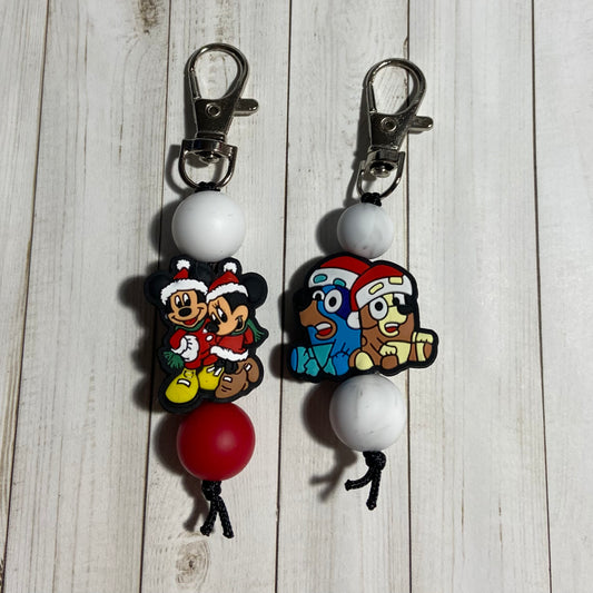 Christmas TV Shows Zipper Pull