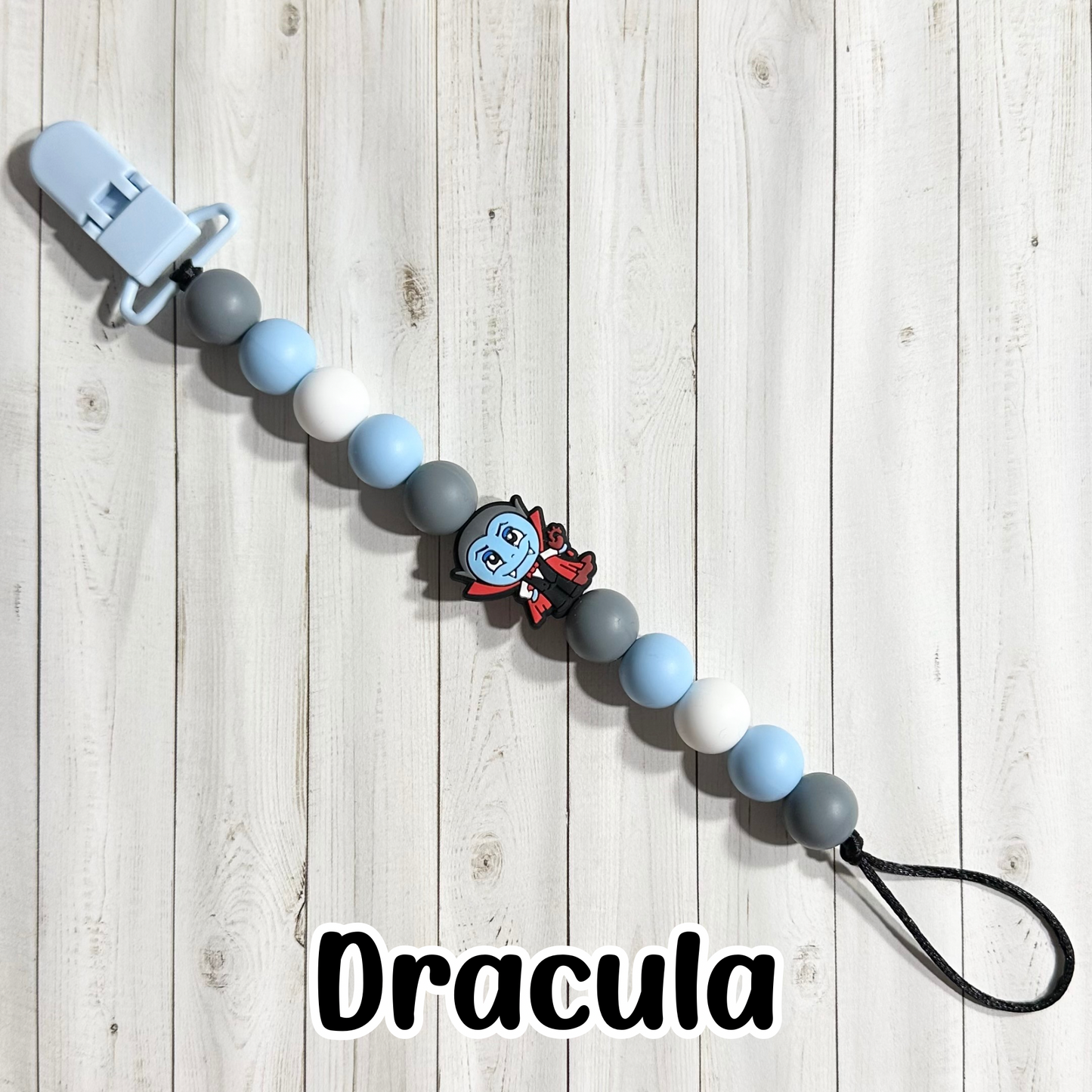 Halloween Character Paci Clip
