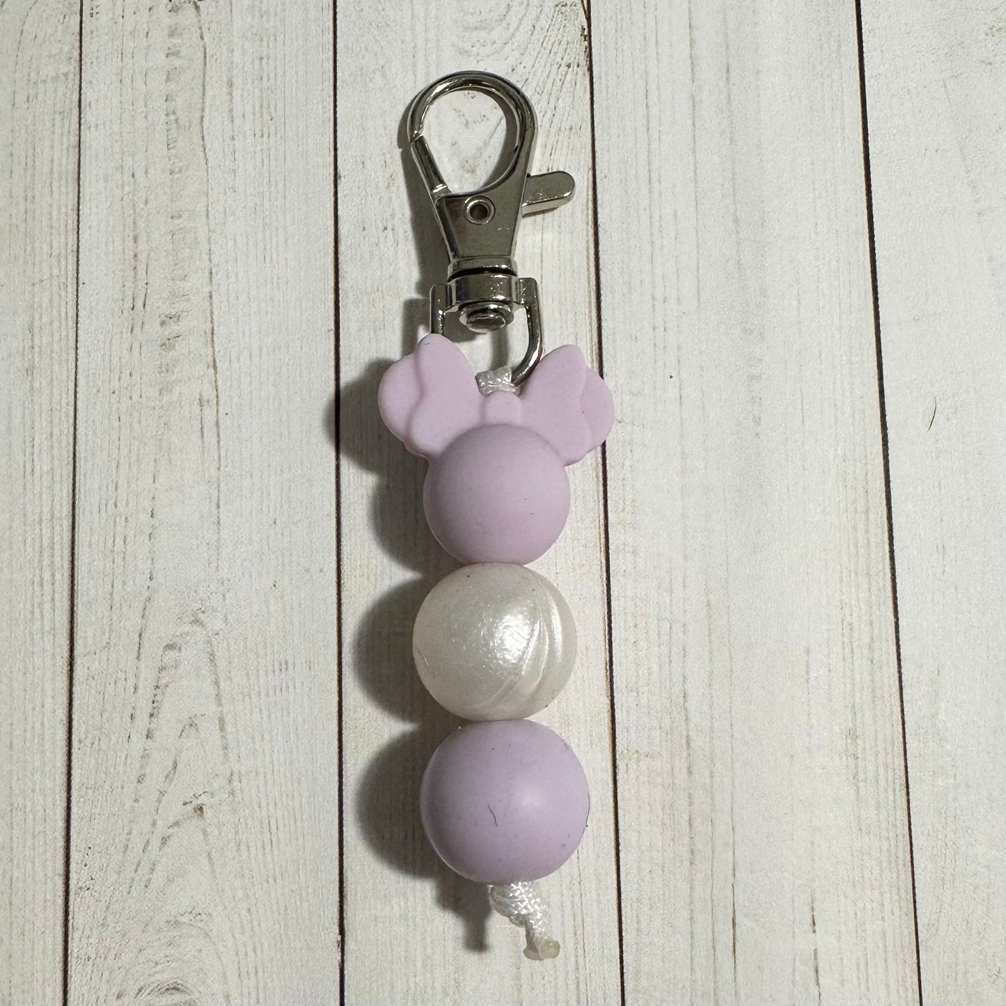 Girly Mouse Zipper Pulls