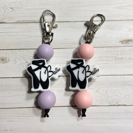 Ballet Zipper Pulls