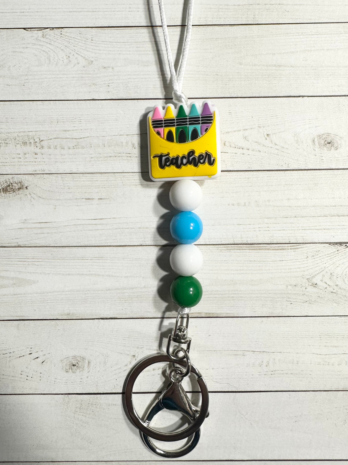 Teacher Crayon Box Lanyards