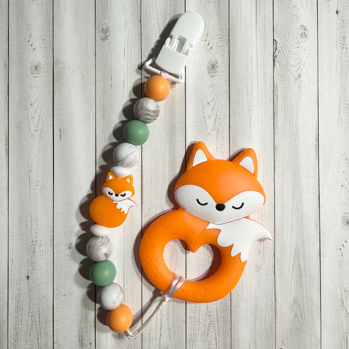 Sleepy Fox Teethers