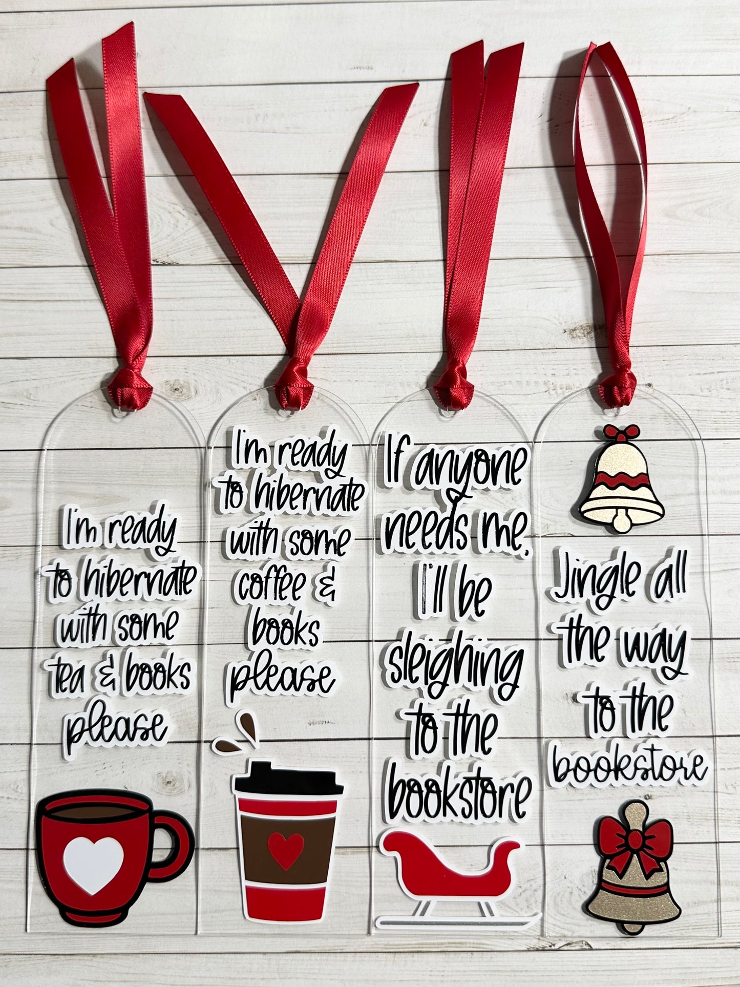 Winter Acrylic Bookmarks