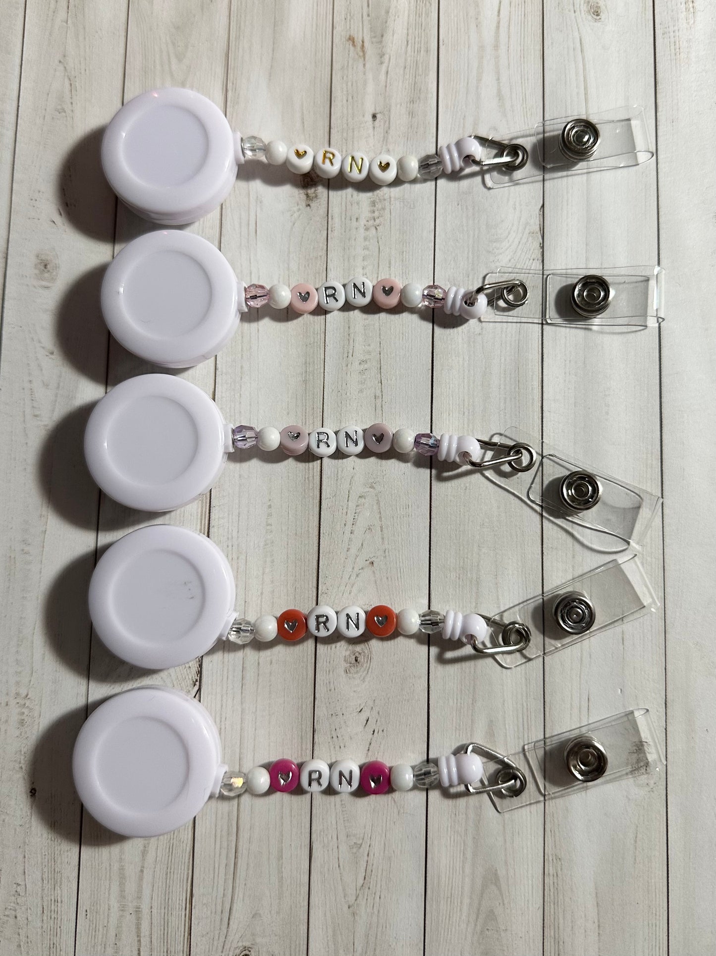 Dainty Heart RN Badge Reels