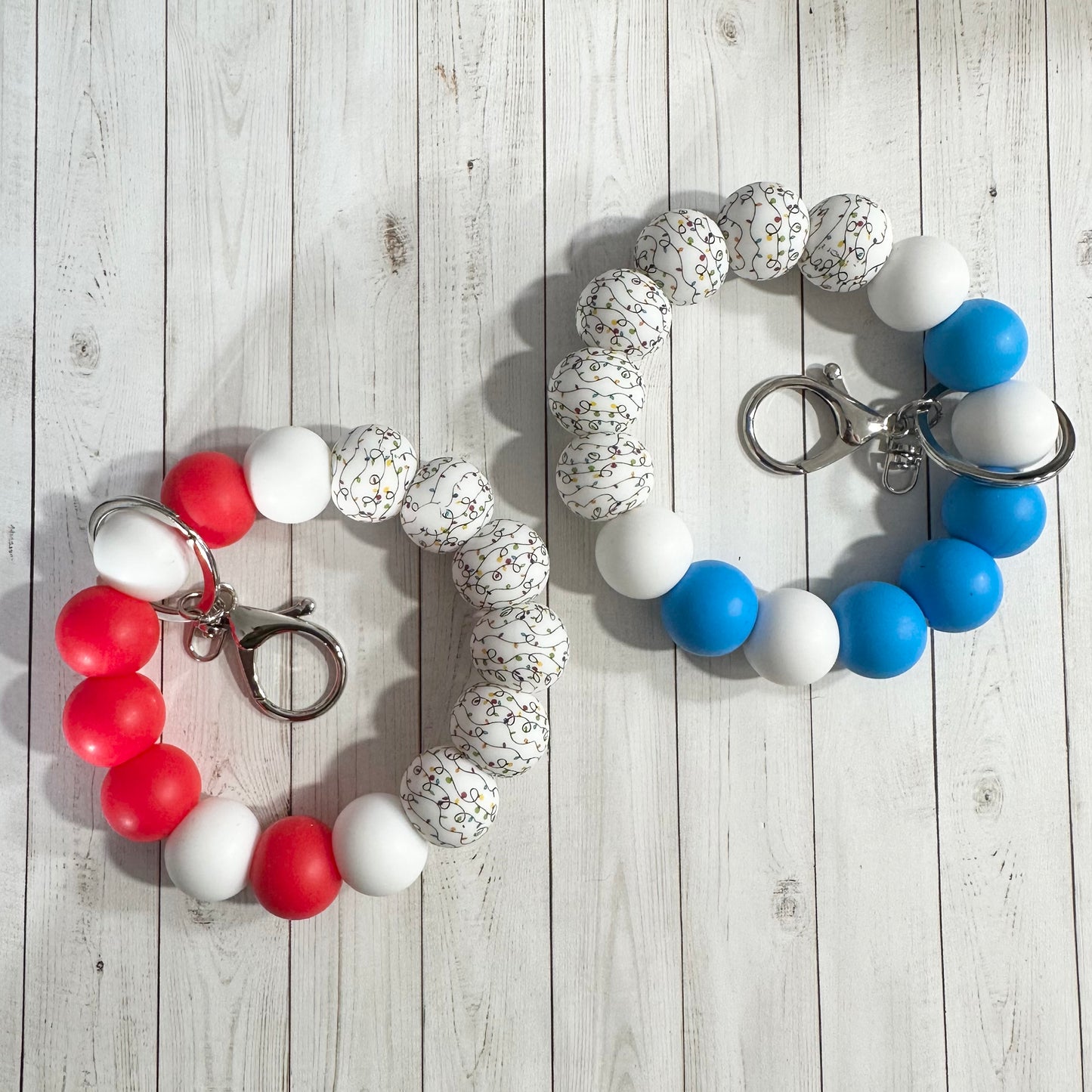 Christmas Lights Wristlets