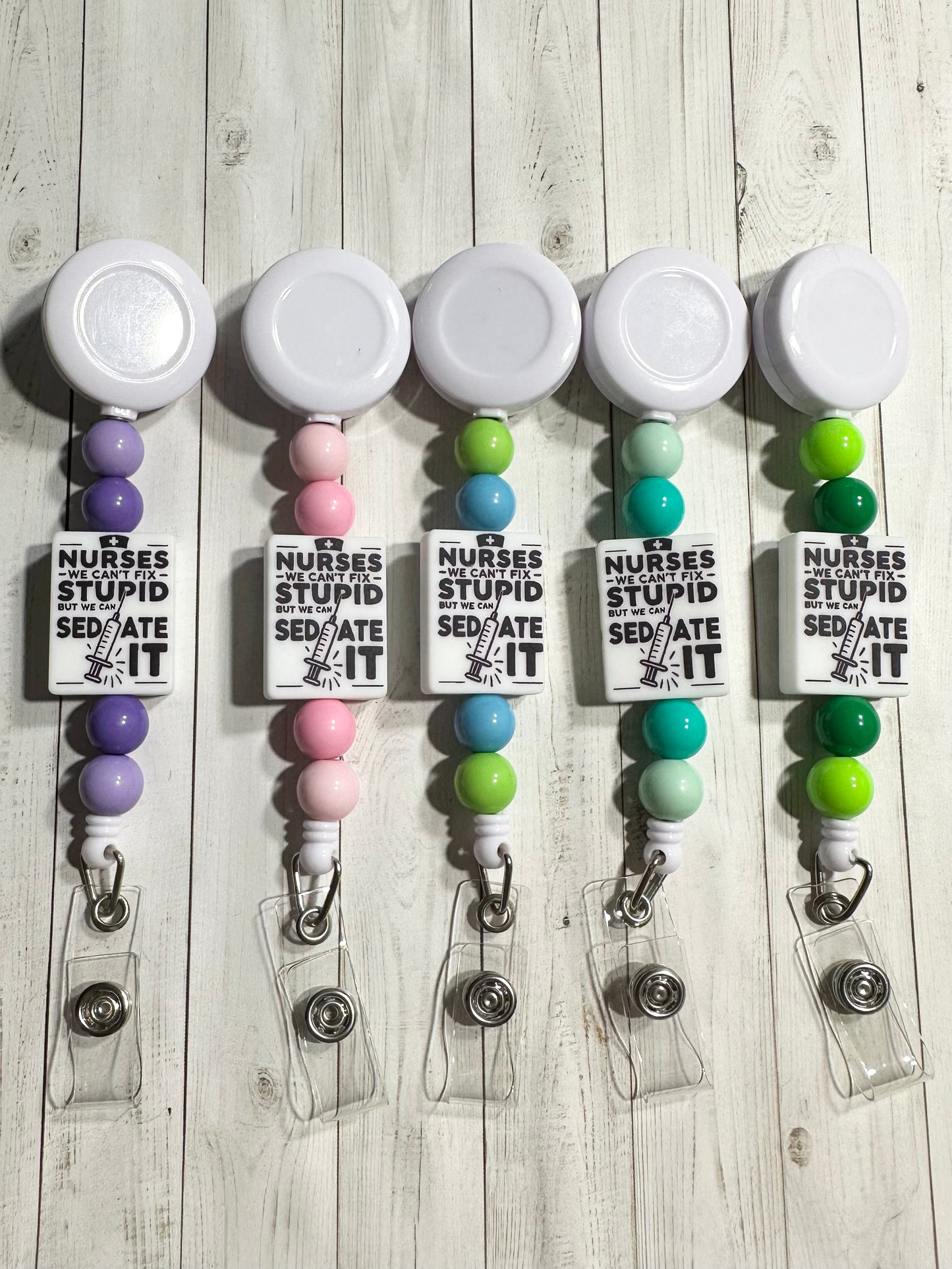 Funny Nurse Badge Reels