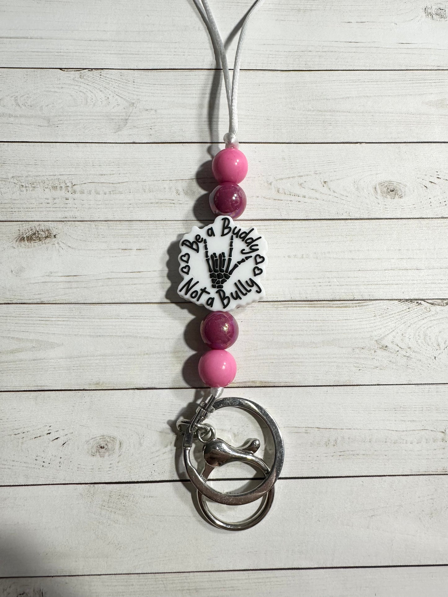 Be A Buddy Not A Bully Lanyard