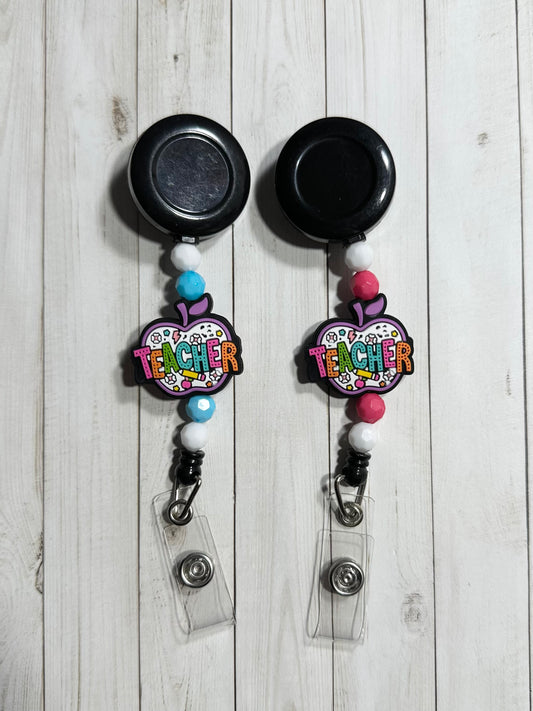 Teacher Apple Badge Reels