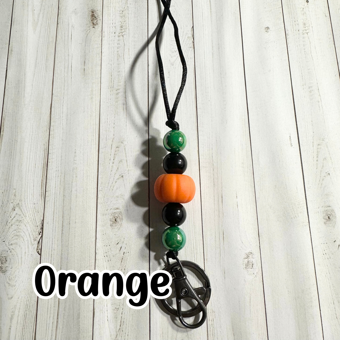 3D Pumpkin Lanyards