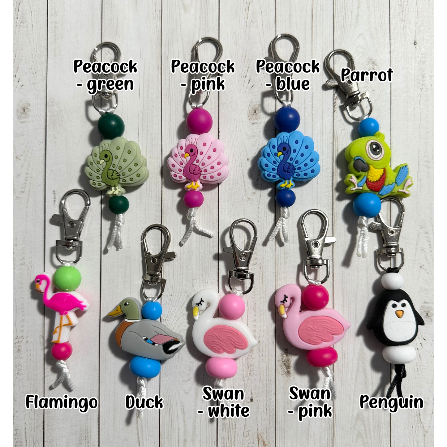 Bird Zipper Pulls