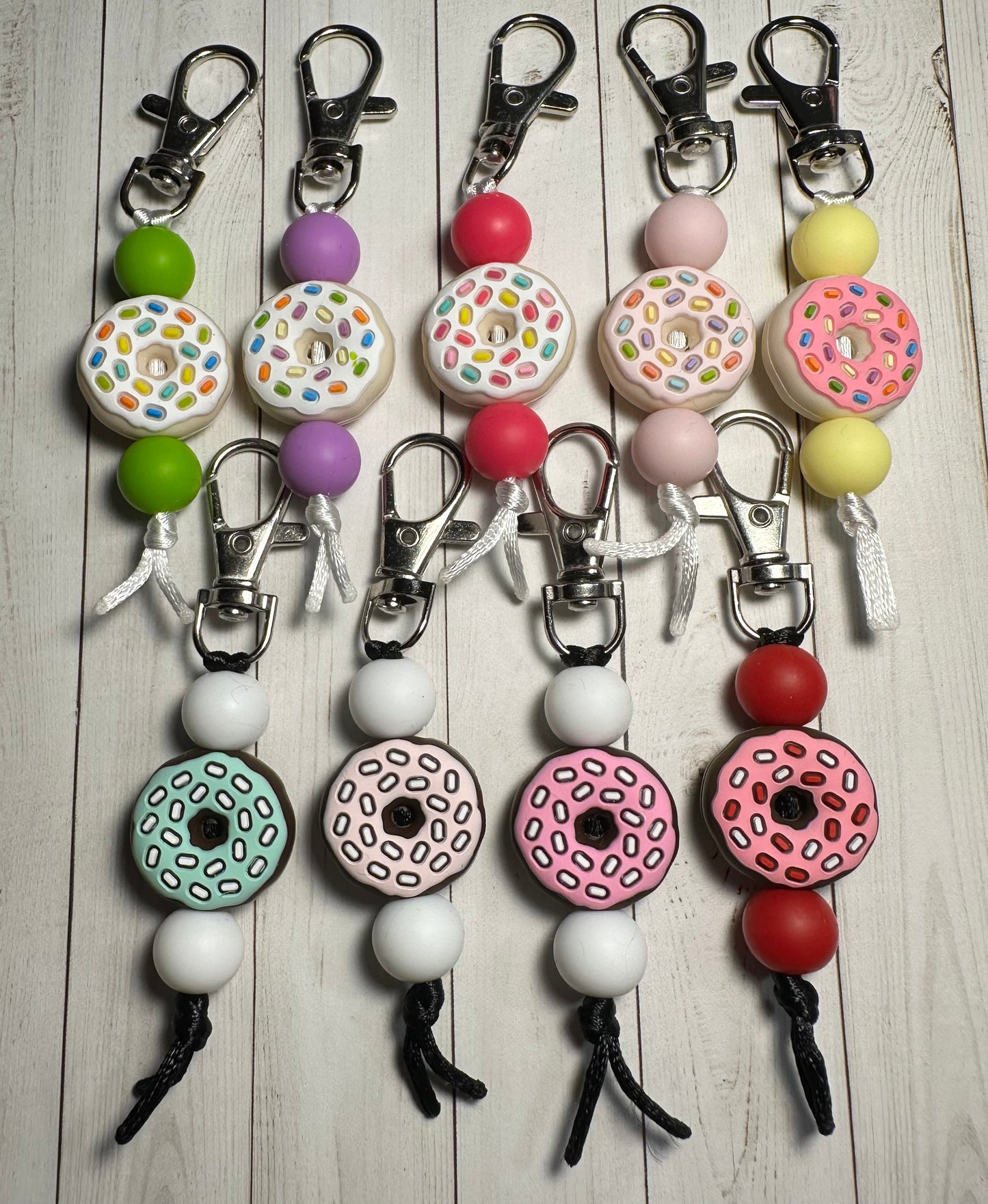 Donut Zipper Pulls