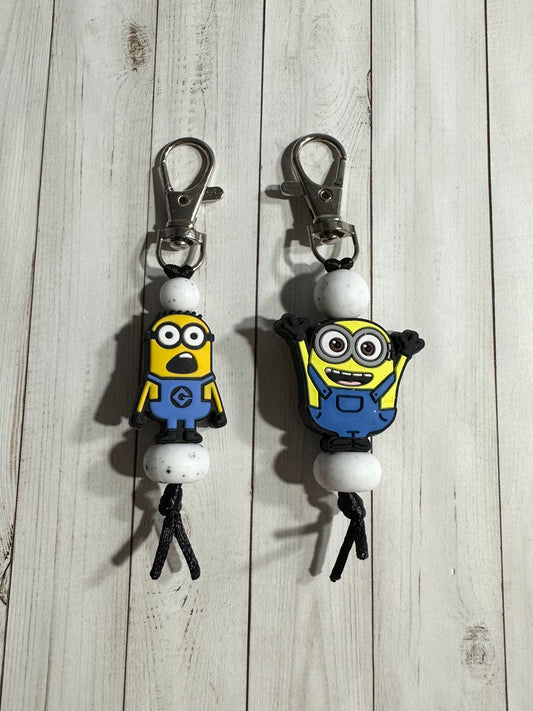 Little Yellow Helpers Zipper Pulls