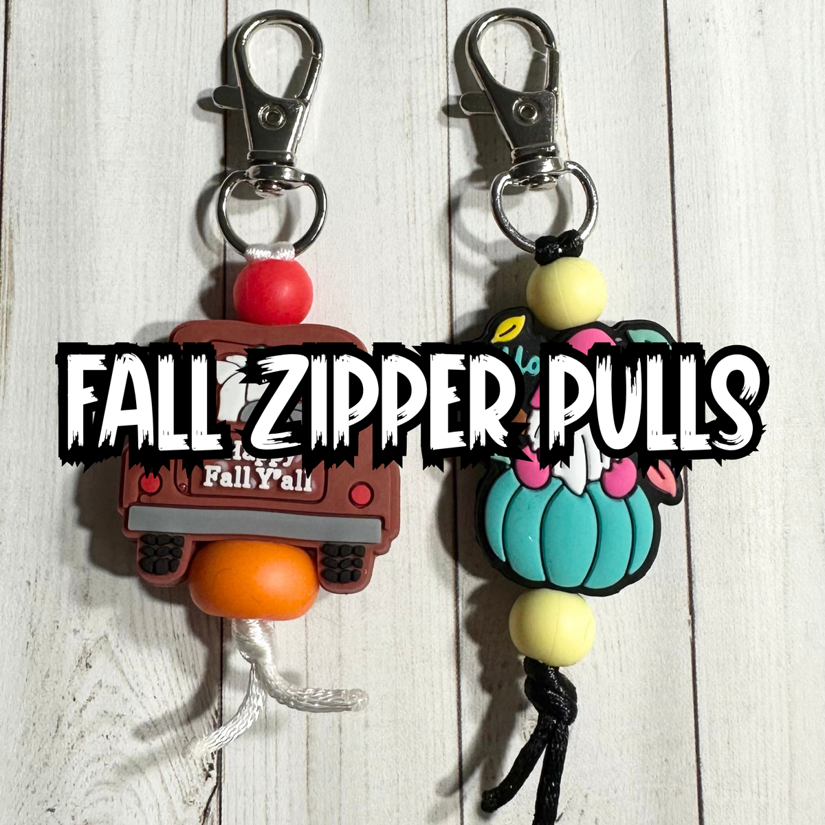 Fall Zipper Pulls