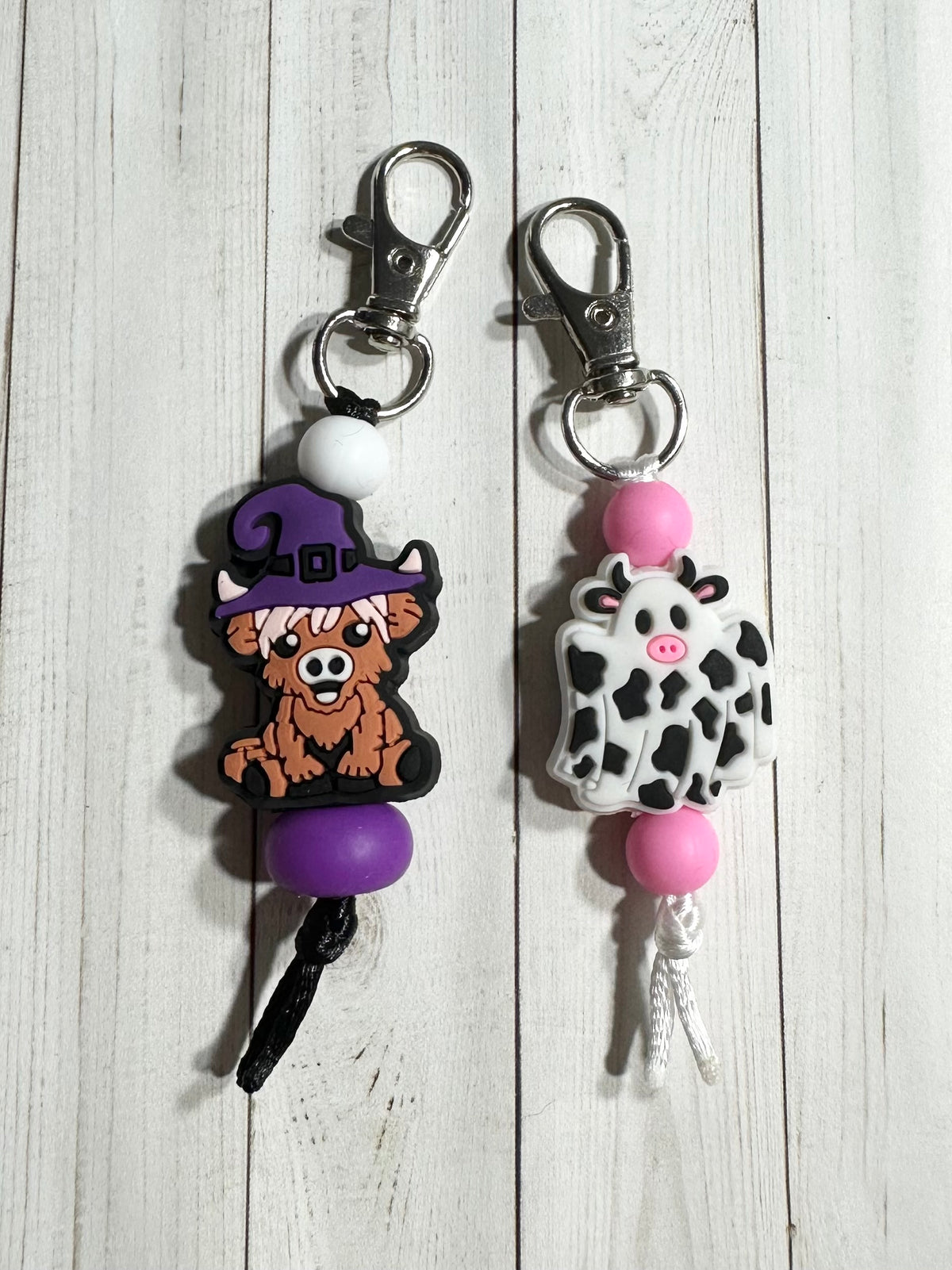 Halloween Animal Zipper Pulls