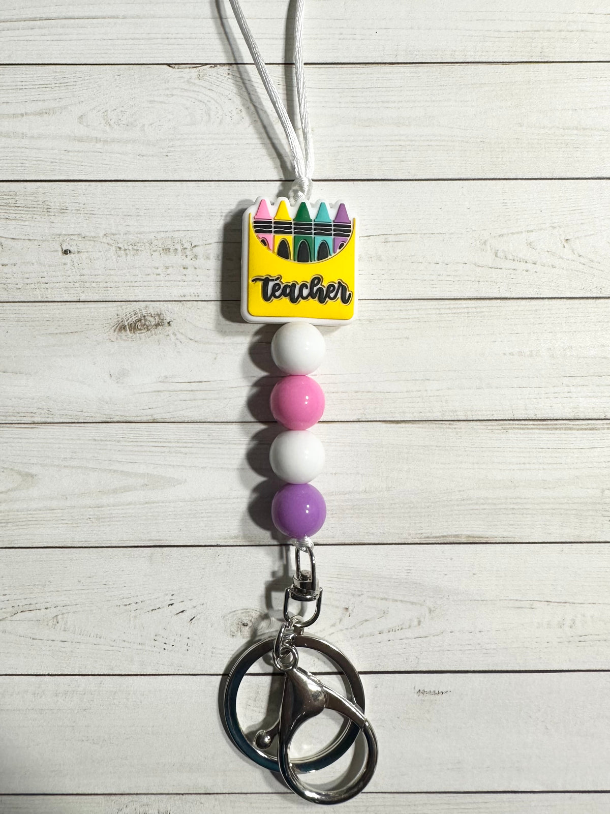 Teacher Crayon Box Lanyards