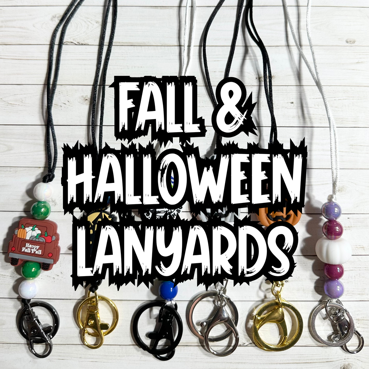 Fall & Halloween Lanyards