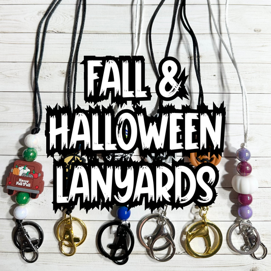 Fall & Halloween Lanyards