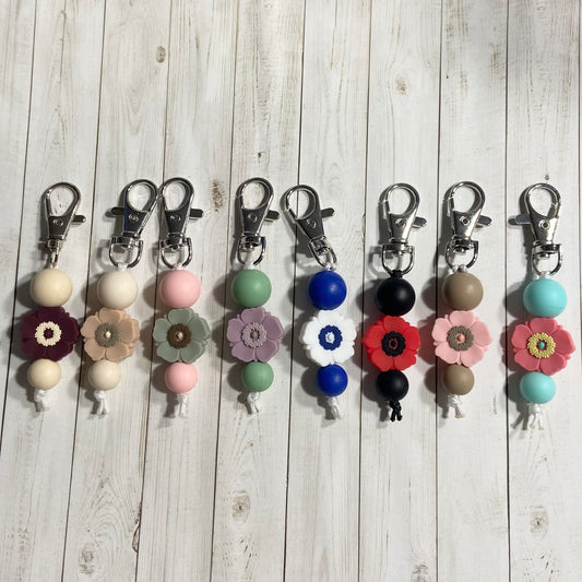 Poppy Zipper Pull