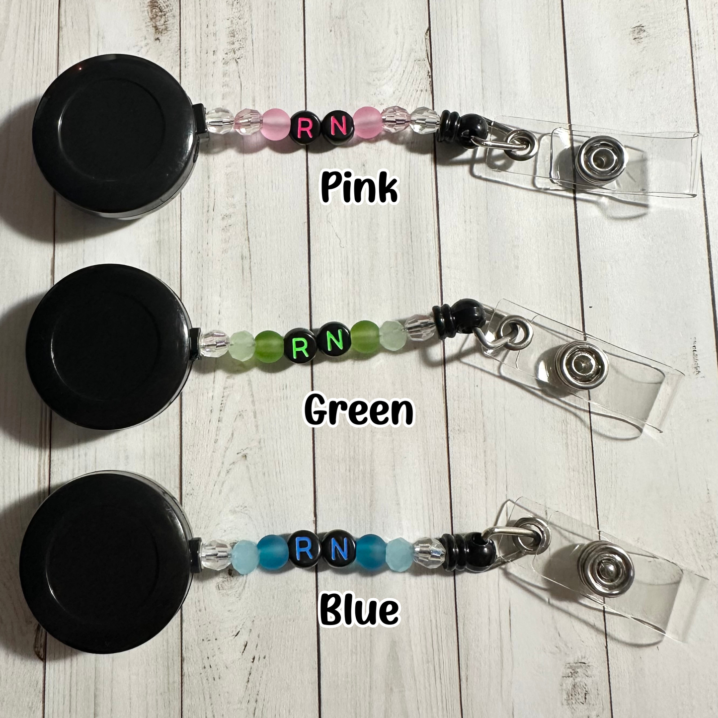 Coloured RN Badge Reels