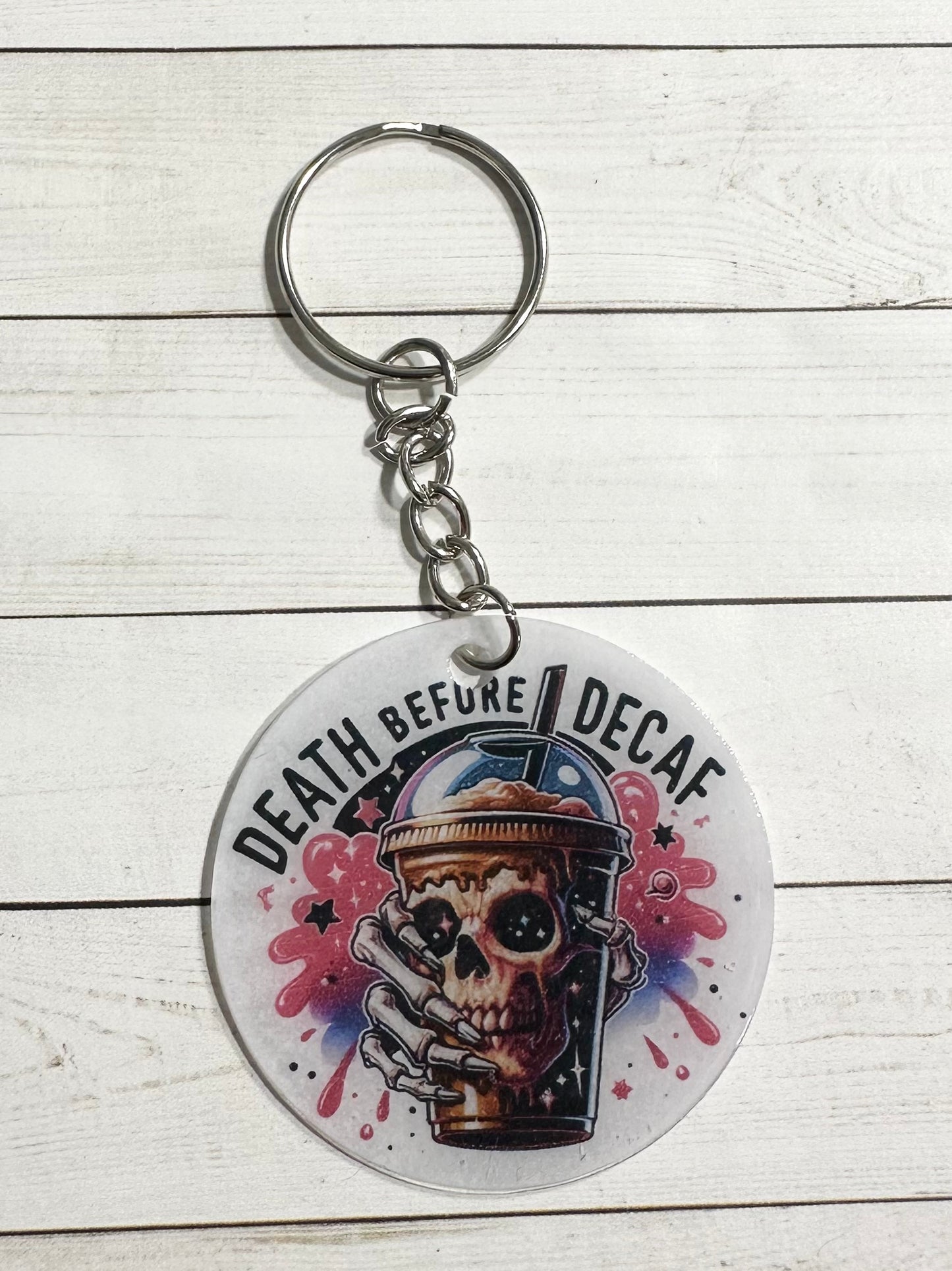 Coffee Acrylic Keychain