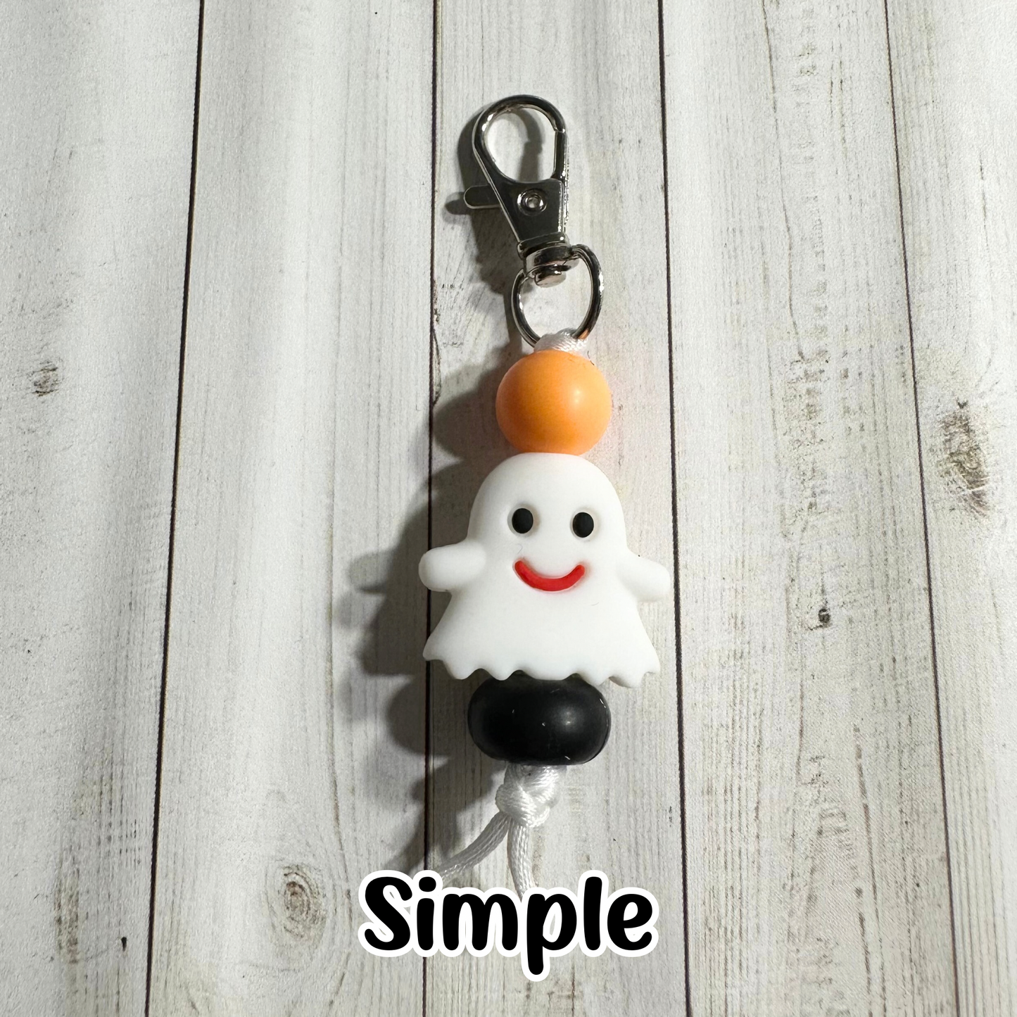 Ghost Zipper Pulls