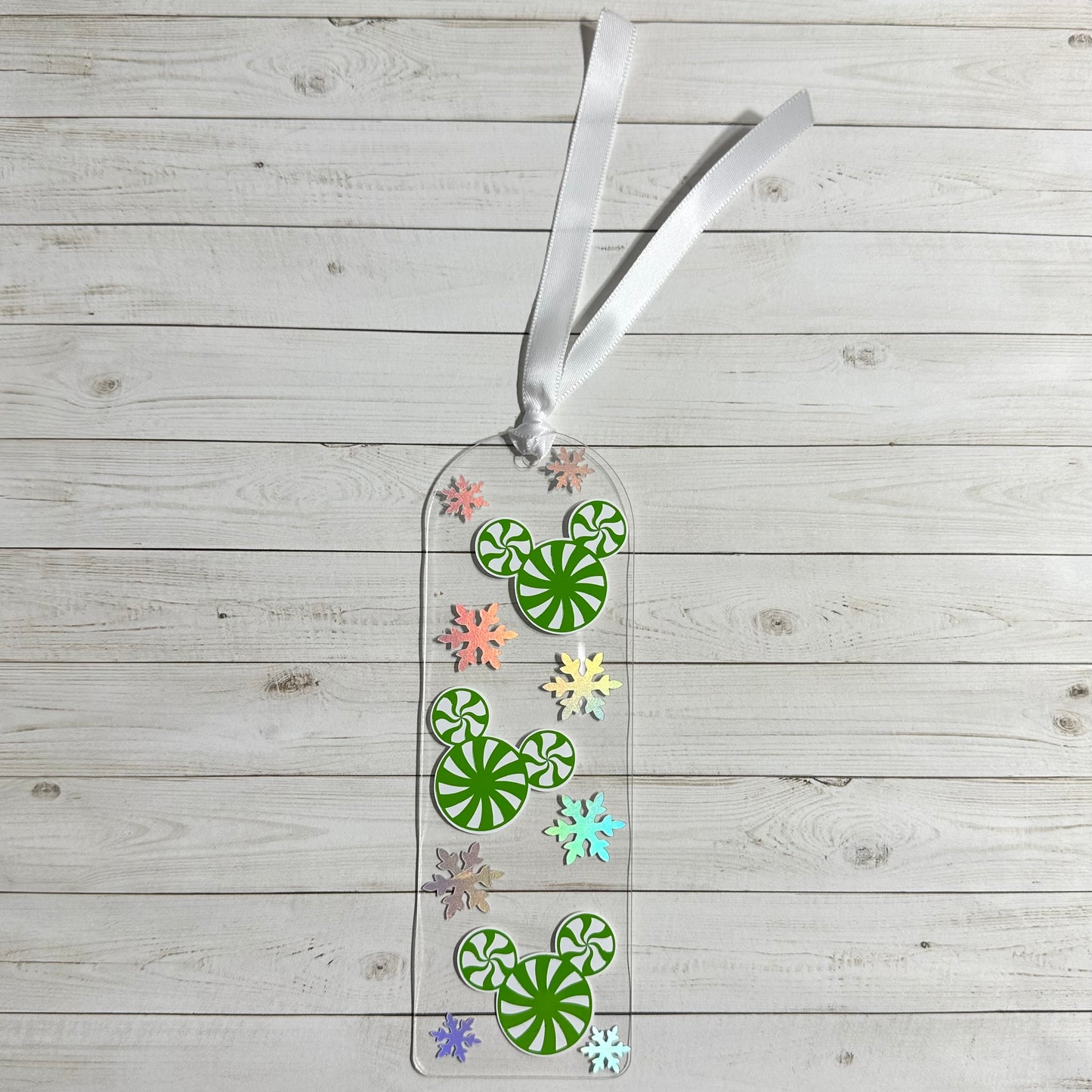 Christmas Mouse Acrylic Bookmark