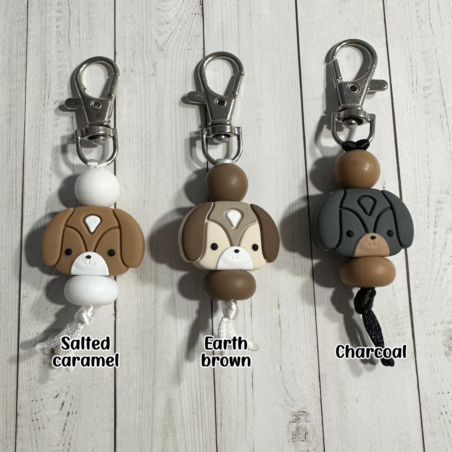 Puppy Zipper Pulls