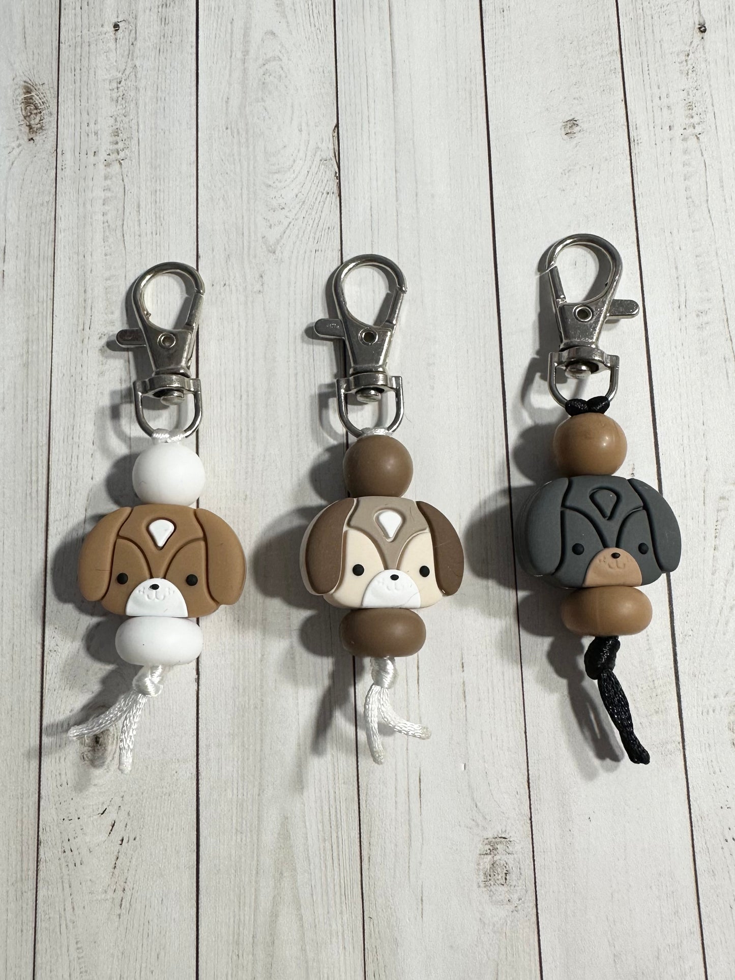 Puppy Zipper Pulls