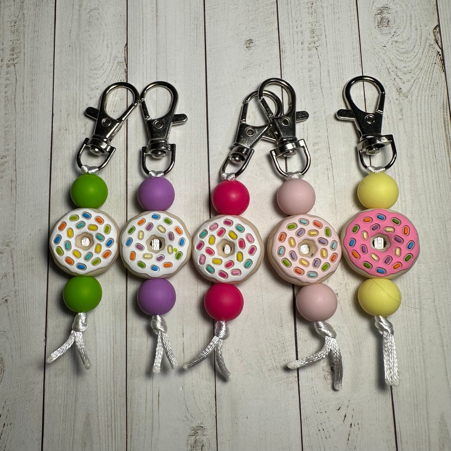 Donut Zipper Pulls