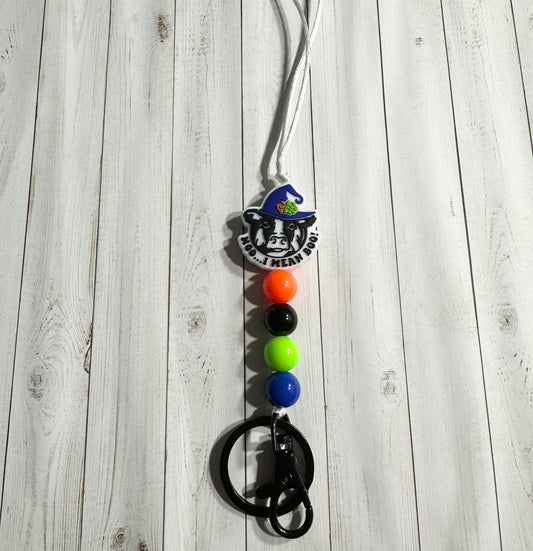Halloween Cow Lanyard
