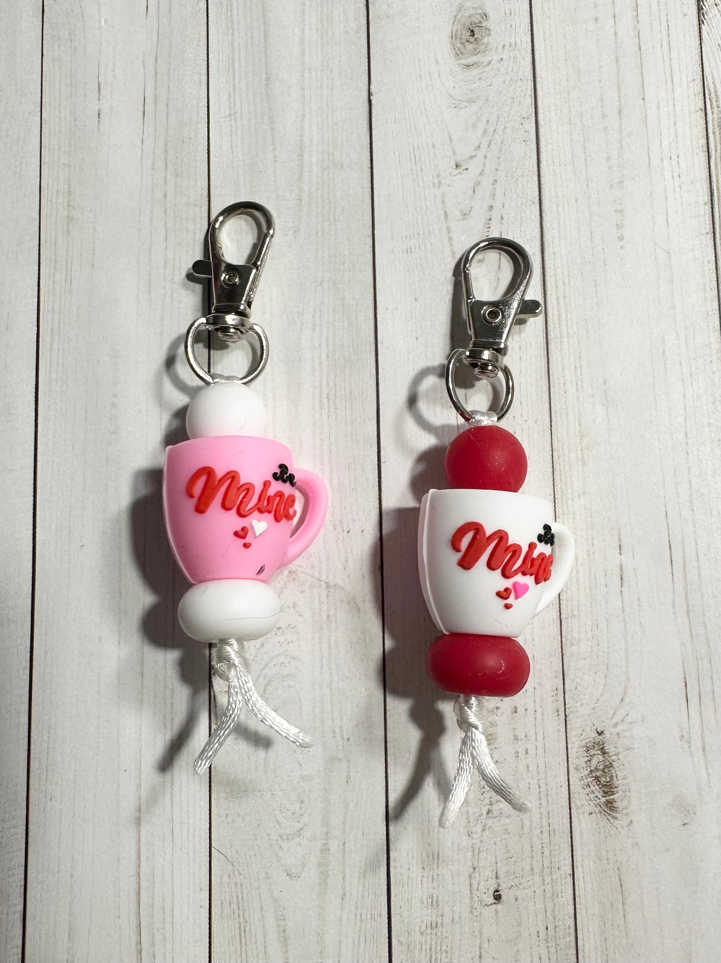Be Mine 3D Mug Zipper Pulls