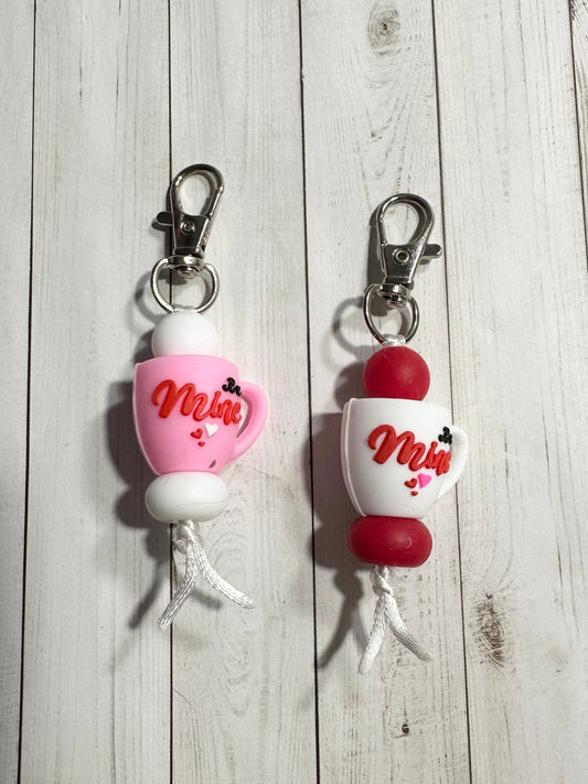 Be Mine 3D Mug Zipper Pulls
