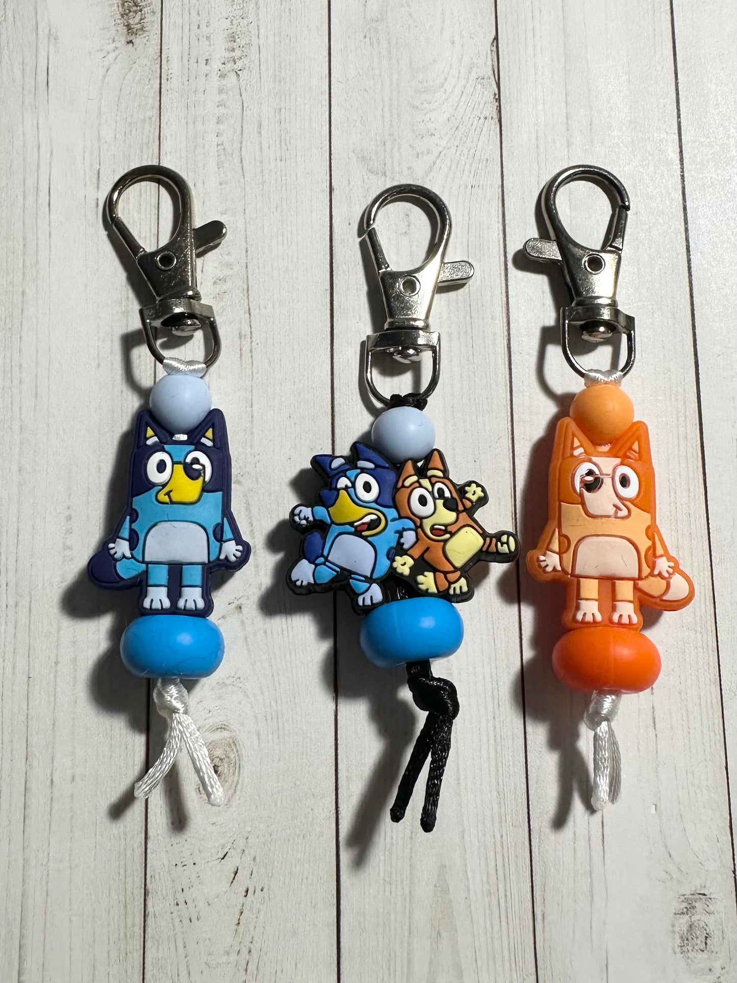 Blue Heeler Puppy Zipper Pulls