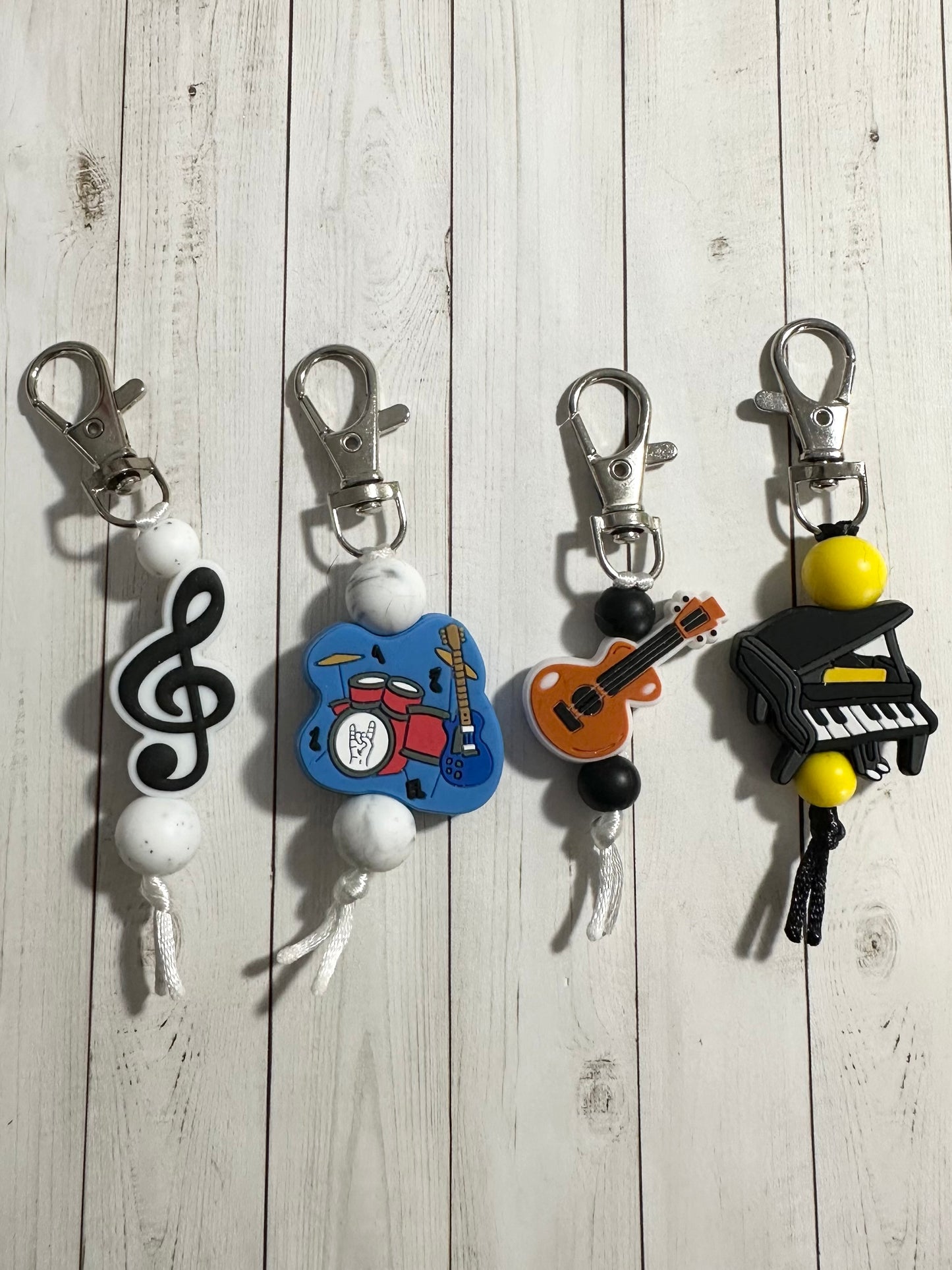 Music Zipper Pulls