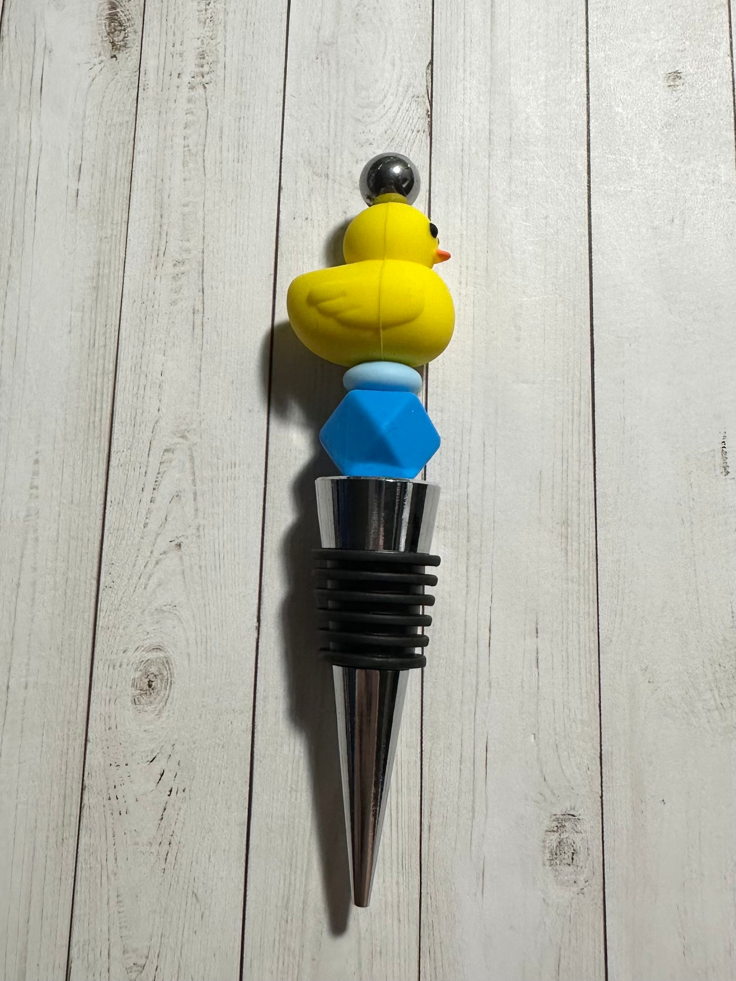3D Rubber Ducky Bottle Stopper