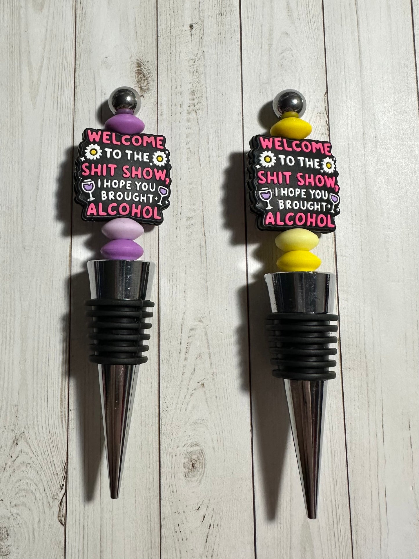 Alcohol Saying Bottle Stoppers