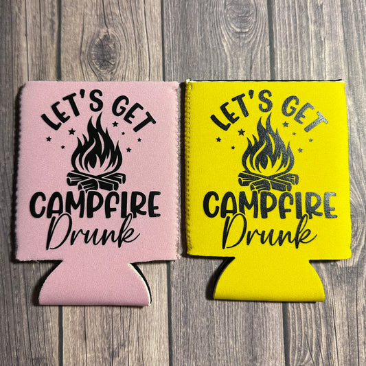 Campfire Can Koozie
