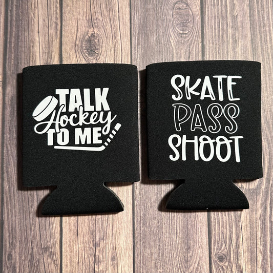 Hockey Can Koozie