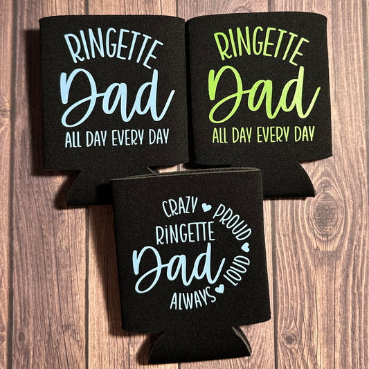 Ringette Dad Can Koozie