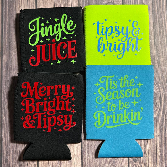 Christmas Can Koozie