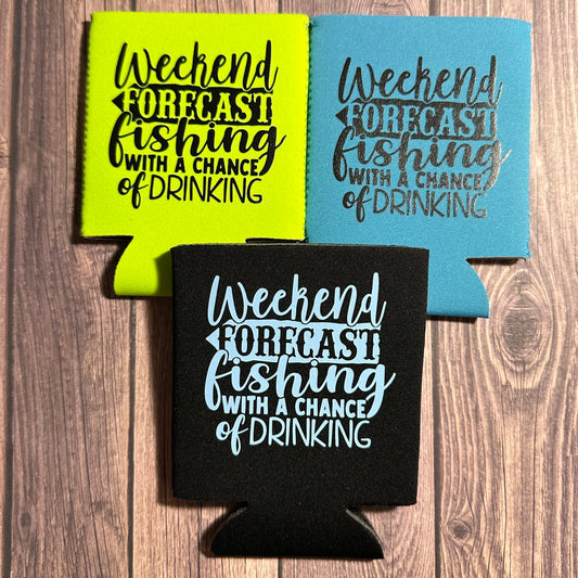 Fishing Can Koozie