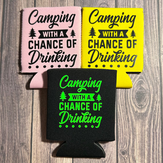 Camping Can Koozie