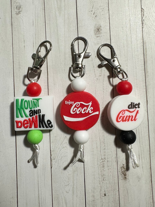 18+ Pop Zipper Pulls