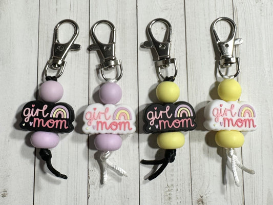 Girl Mom Zipper Pulls