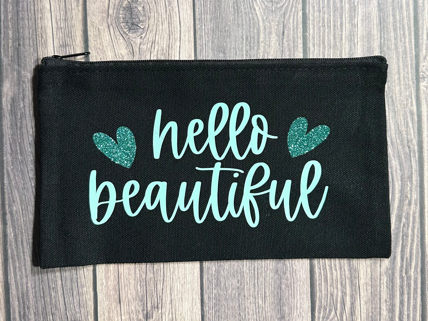 Hello Beautiful Zipper Pouch