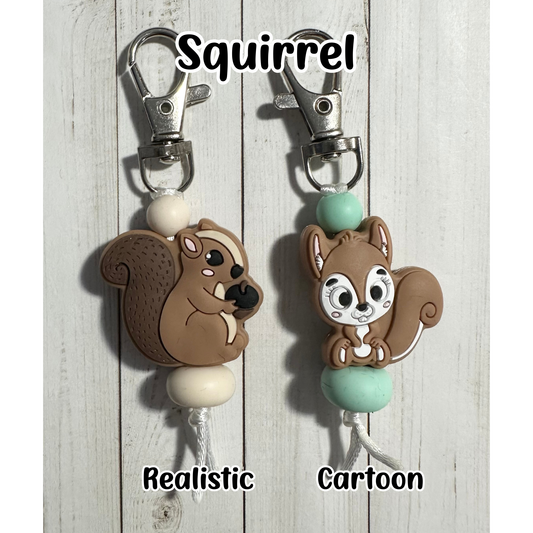 Woodland Animal Zipper Pulls