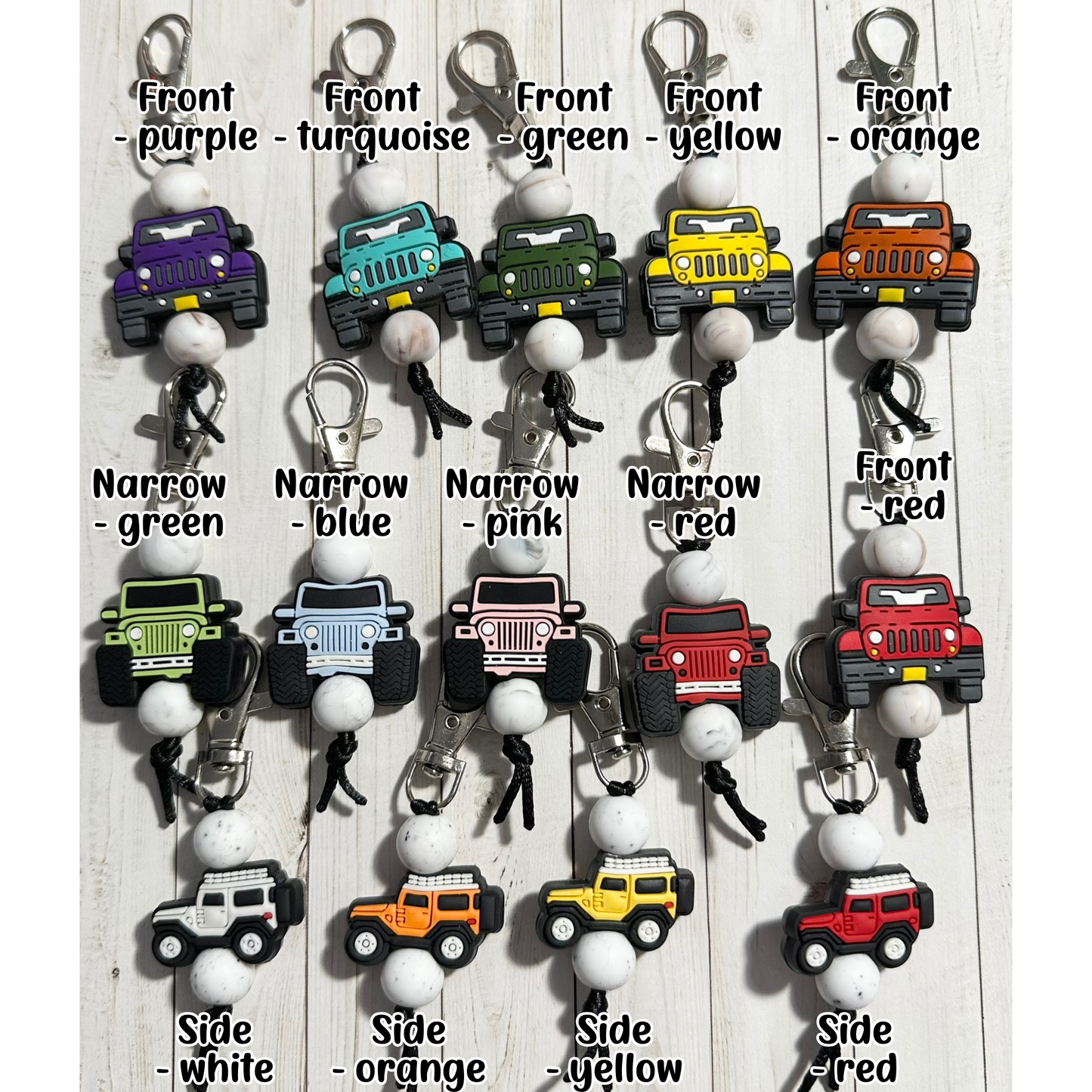 SUV Zipper Pulls