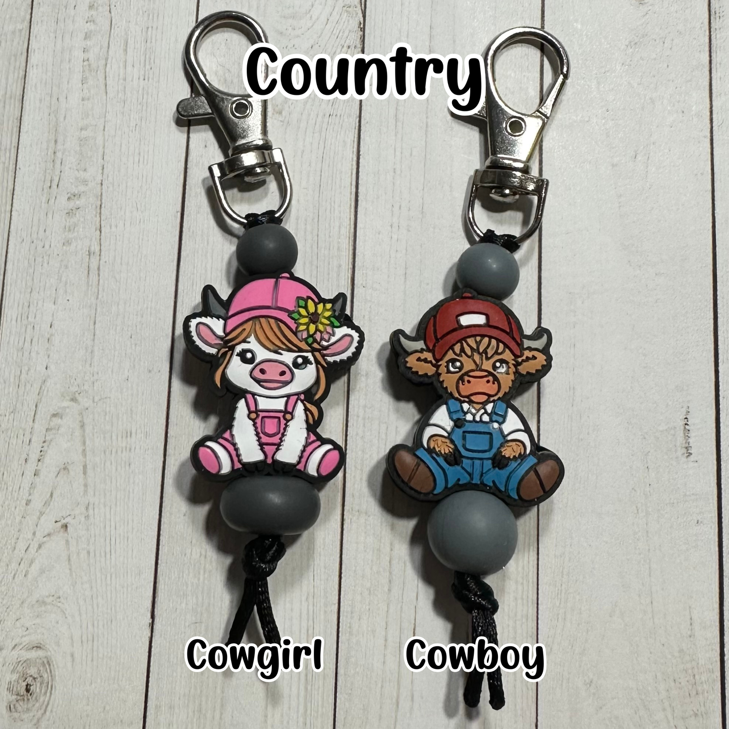 Highland Cow Zipper Pulls