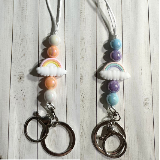 Rainbow & Clouds Lanyards