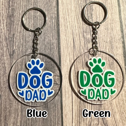 Fur Dad Acrylic Keychain